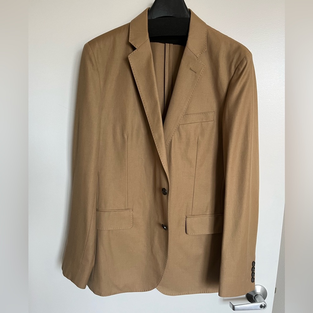 J Crew beige tan unstructured blazer size 42R new